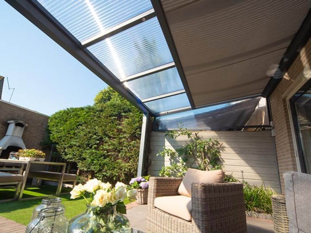 zonwering overkapping serre